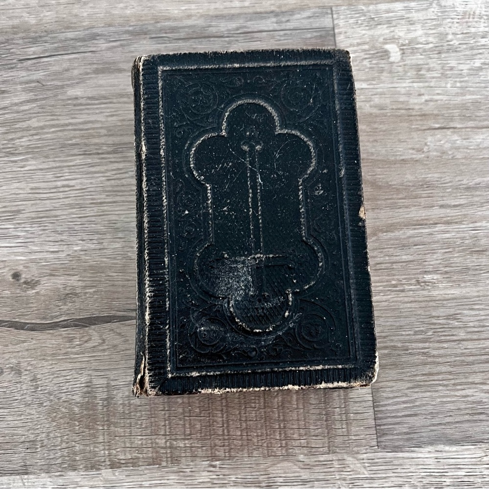 Antique 1888 Danish Book “Palm Book For Church And‎ House Devotion” Copenhagen